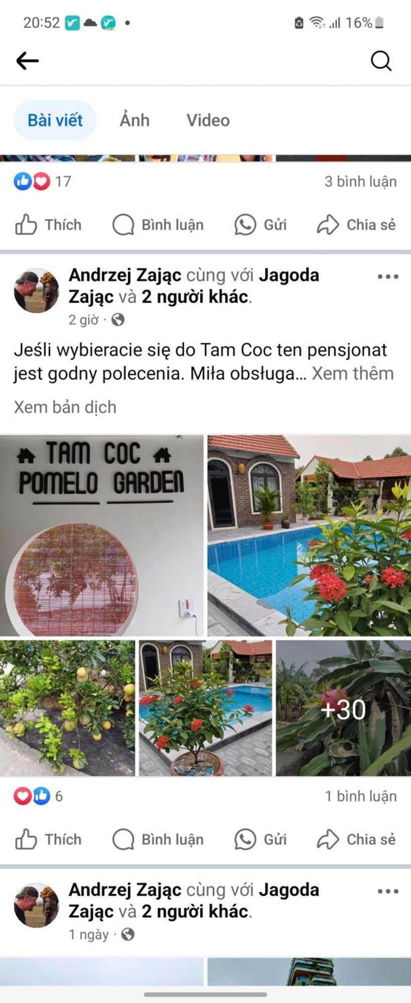 닌빈 Tam Coc Pomelo Garden 아파트 외부 사진